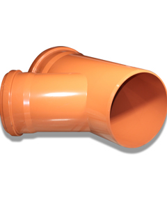 T-piece 45deg DN 300x250